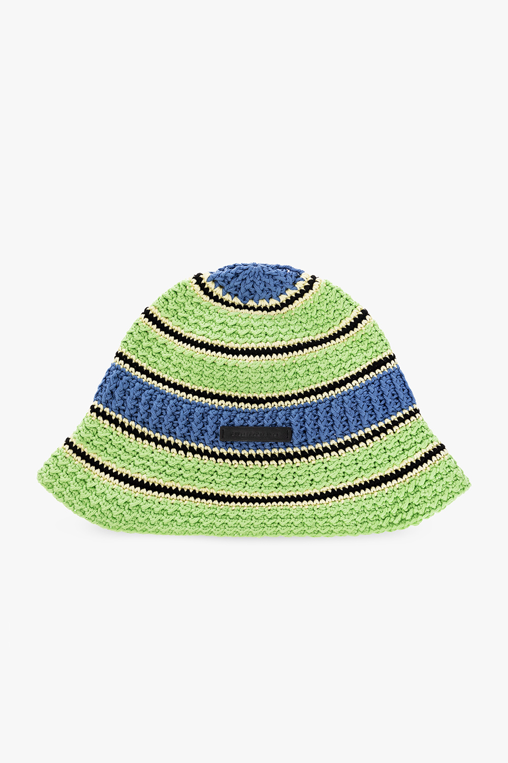 Stella McCartney クロッシェ ハット Stella McCartney - Logo cotton crochet bucket hat Stella